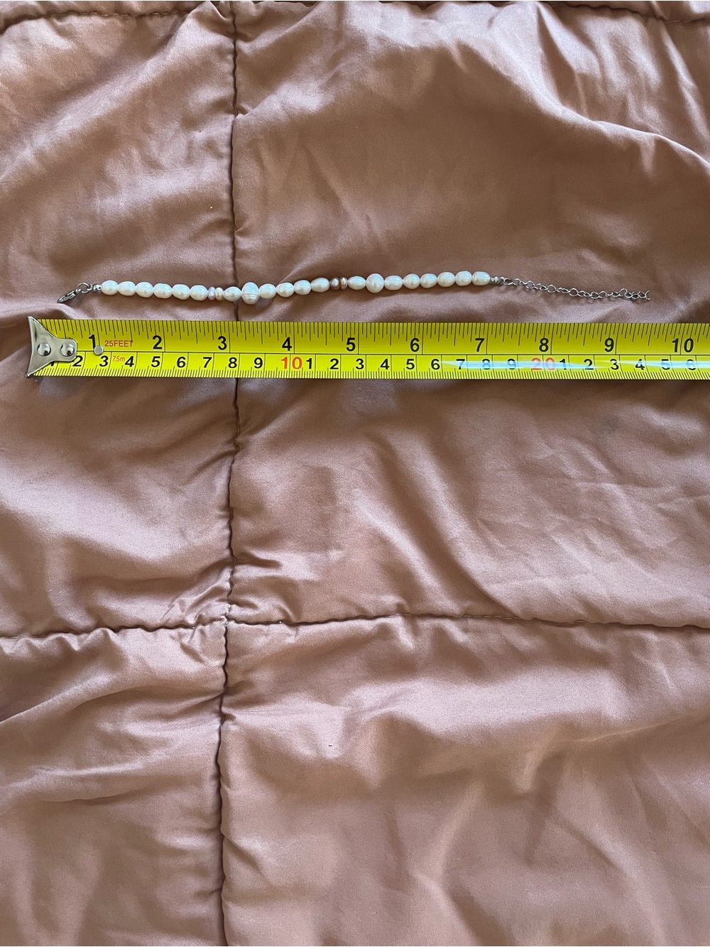 Freshwater Pearl Beaded Bracelet in Cream - Picture 2 of 2